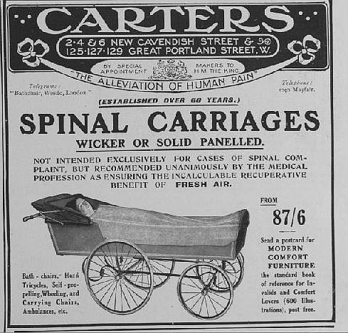 1914 carters spinal carriages
